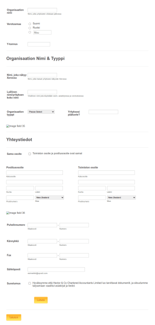 Step By Step Yritysinfo Lomake