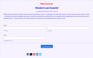 Student Loan Insanity Form Template