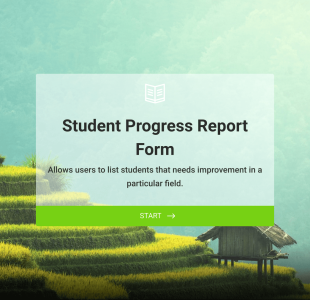 Student Progress Report Template Form Template