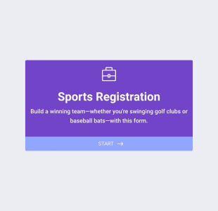 Student Sports Registration Form Template