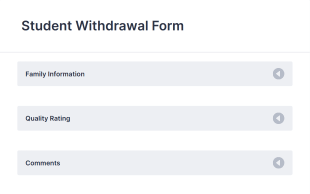 Student Withdrawal Form Template