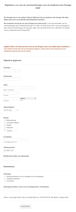 In Het Buitenland Studeren Aanvraag Formulier