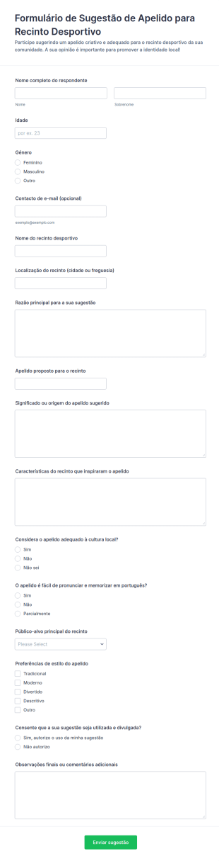 Sugestão De Apelido Para Estádio