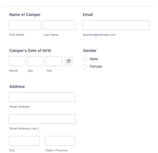 Summer Camp Consent Form Template