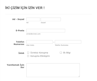 Sunum İçin Resim Slaytları Form Şablonu