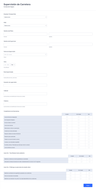 Supervisión De Carretera