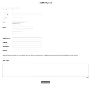 Surat Pernyataan Bergabung Formasi Disabilitas
