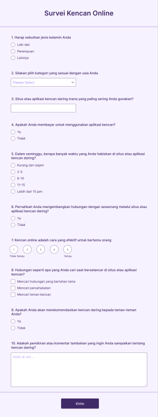 Survei Kencan Online