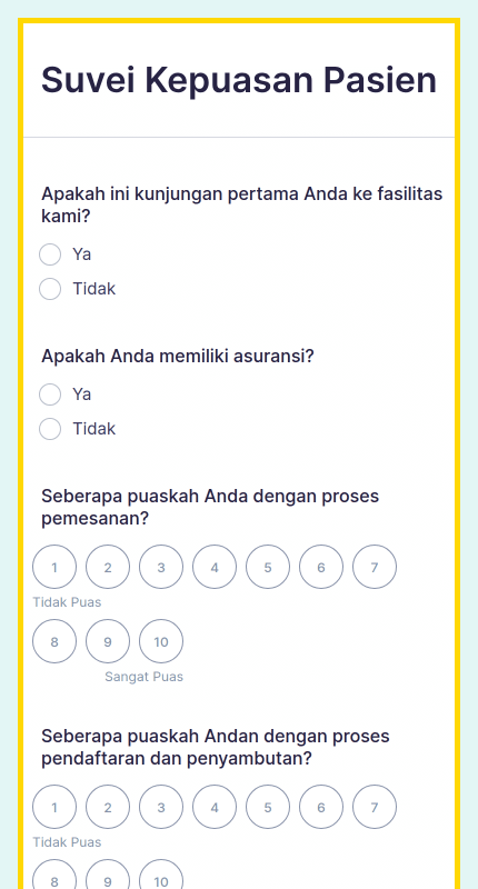 Survei Kepuasan Pasien