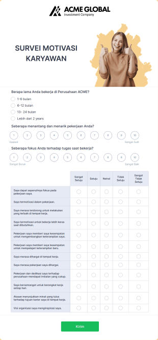 Survei Motivasi Karyawan