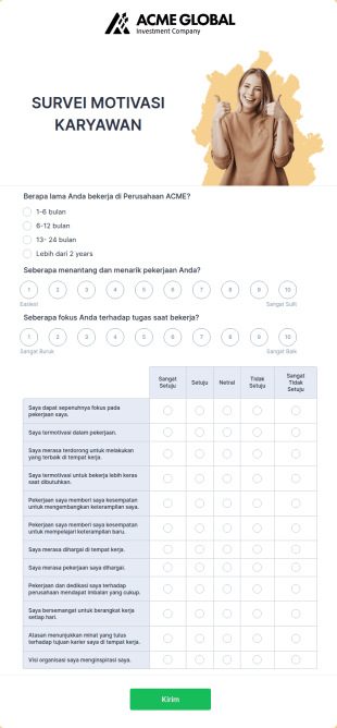 Survei Motivasi Karyawan