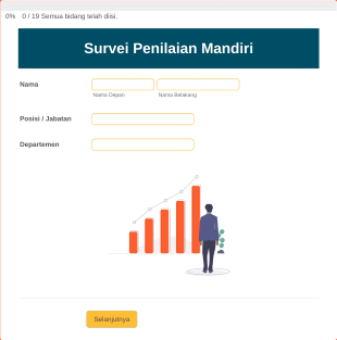 Survei Penilaian Mandiri Form Template