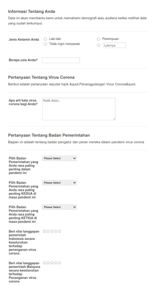 Survei Virus Corona