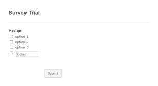Survey Feedback Form Template