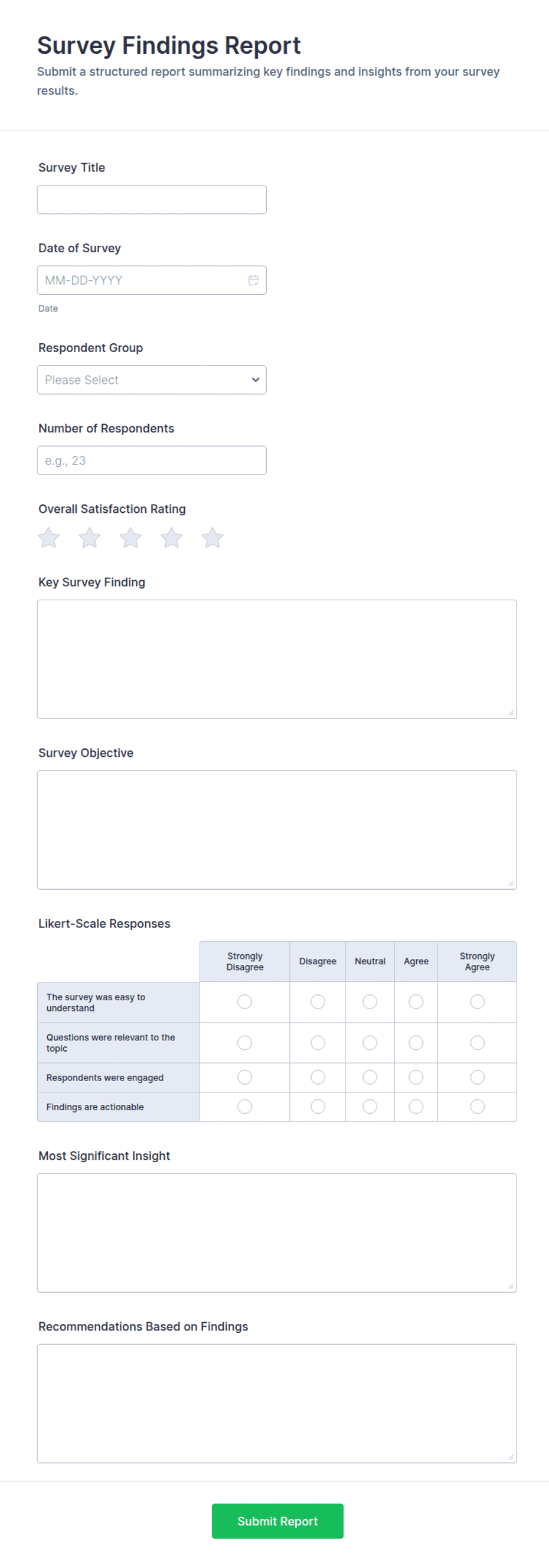 Rmv Forms.pdf Survey Findings Report Form Template | Jotform