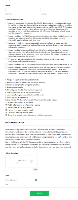 SWICH Consent Form Template
