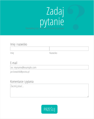 Szablon Zadaj Pytanie