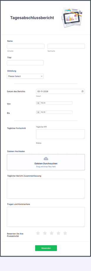 Tagesabschlussbericht