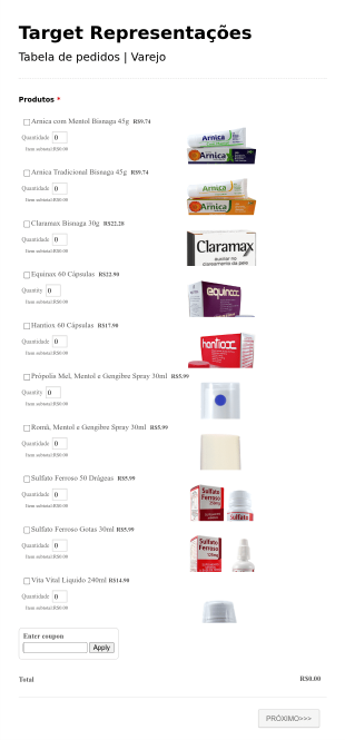 Target Representações