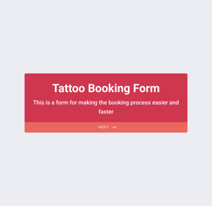 Tattoo Booking Form Template