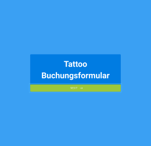 Tattoo Buchungsformular Form Template