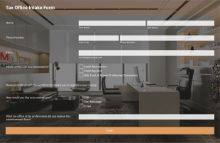 Tax Office Intake Form Template