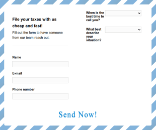 Tax Request Form Template