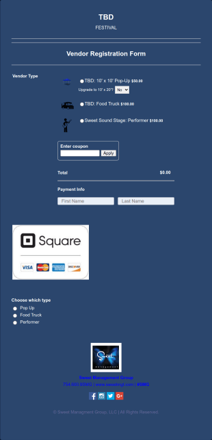 TBD Festival Form Template