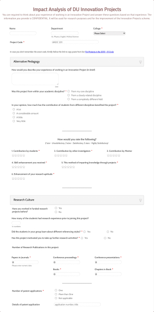 Teachers Survey 2 Form Template