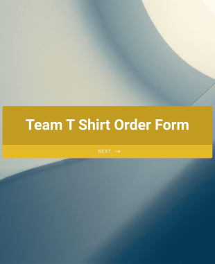 Team T Shirt Order Form Template