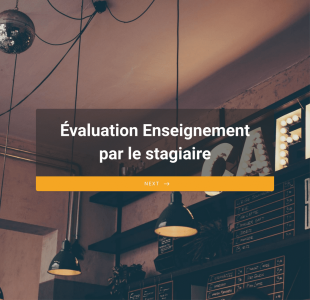 TechnoCampus Enseignement Evaluation Enseignement Par Le Stagiaire Form Template