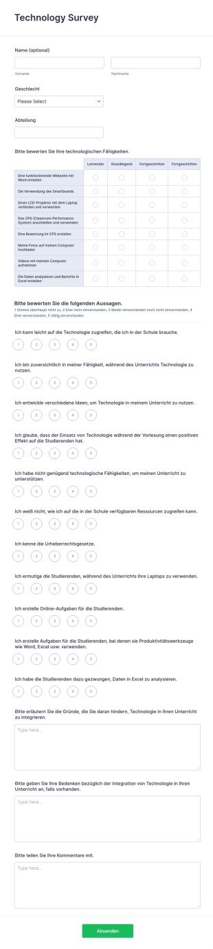 Technologieumfrage