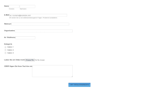 Teilnahme An Einem Wettbewerb Form Template