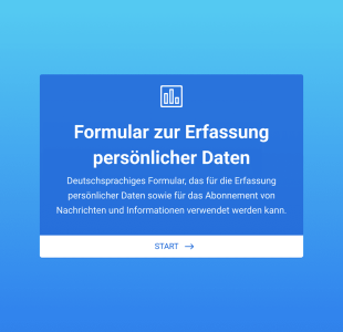 Teilnahmeformular Verlosung Form Template