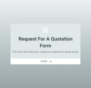 Teklif Talebi Form Template