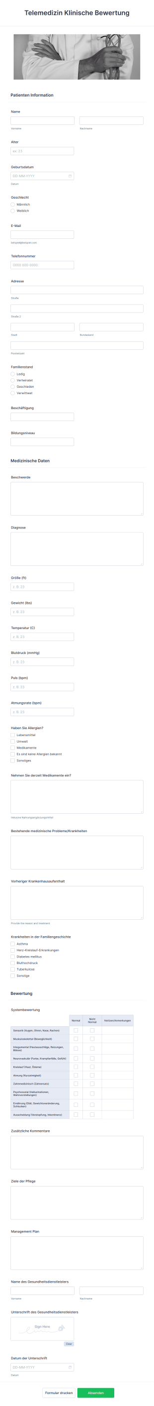 Telemedizin Klinische Bewertung