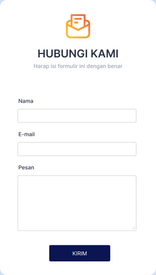 Templat Formulir Kontak Web