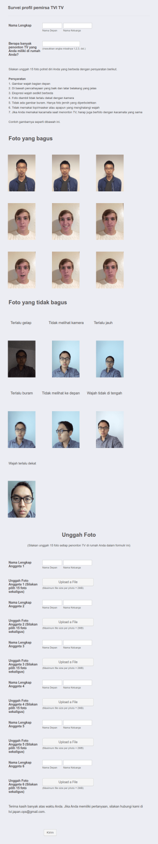 Templat Unggah Foto