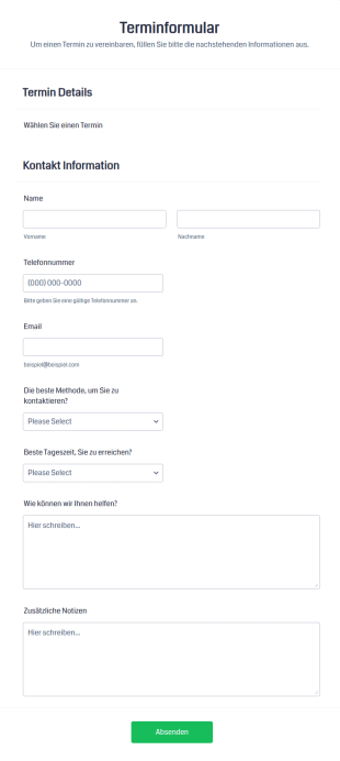 Terminformular