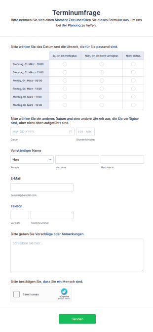 Terminumfrage