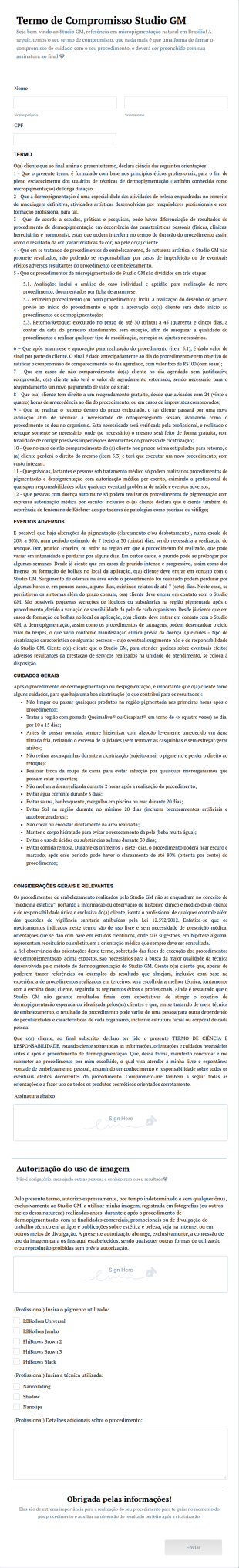 Termo De Compromisso Geovanna Montanini