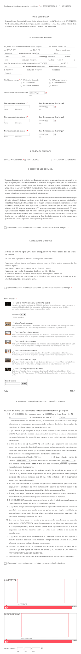 Termo De Confissão De Divida Form Template