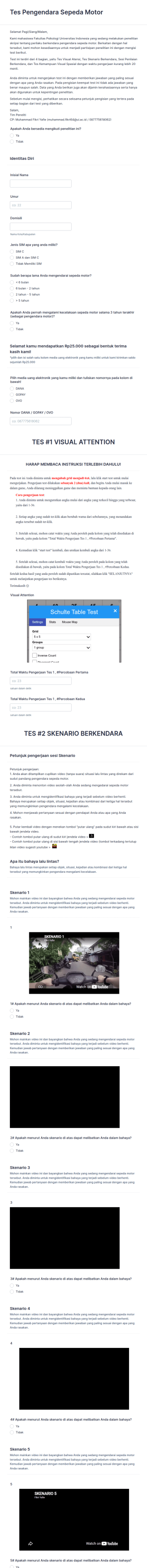Tes Berkendara Motor 2
