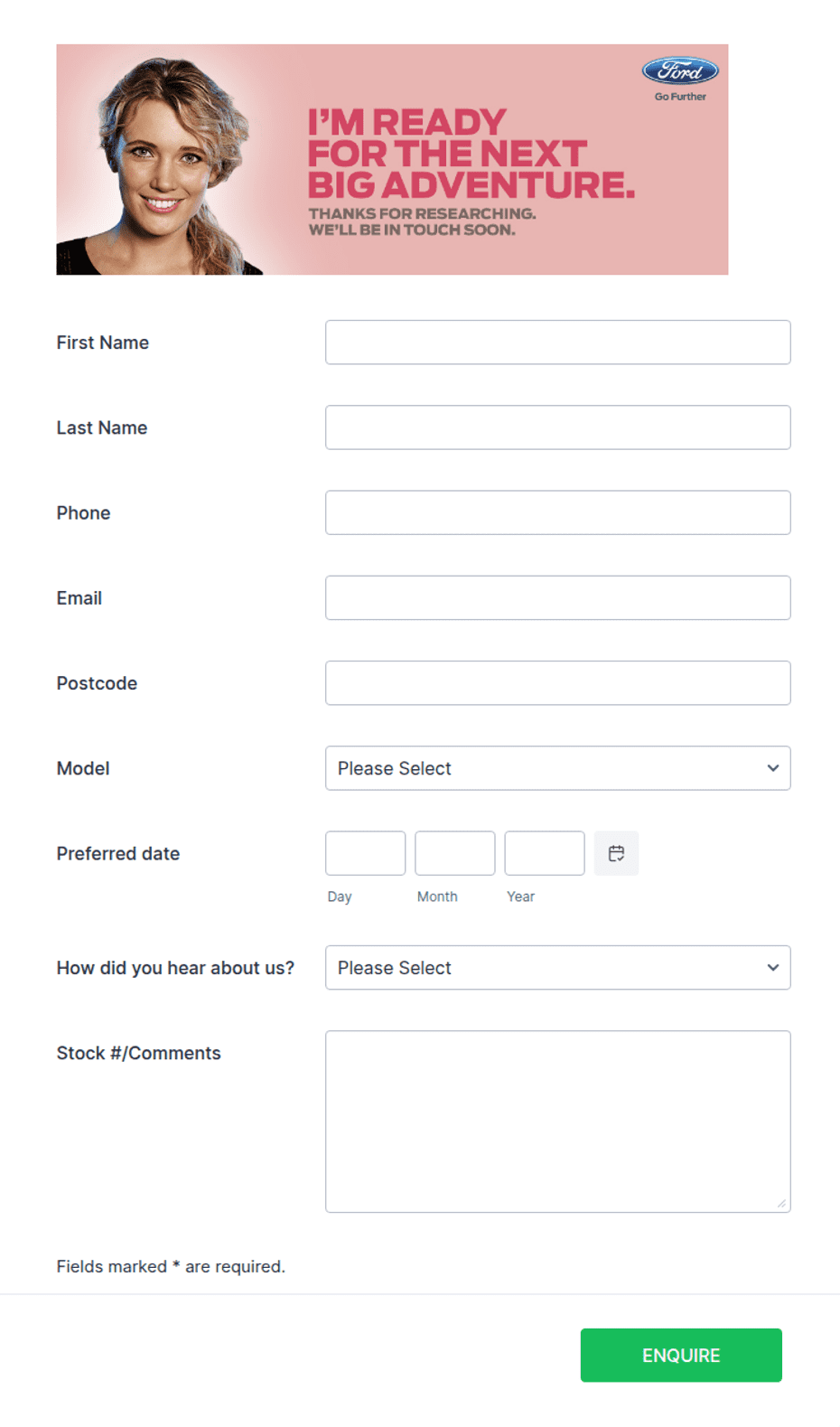 Test Drive Form Example Test Drive Request Form Template | Jotform