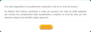Test Para Diagnóstico De Nivel De Lectura En PC Form Template