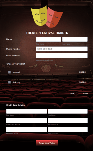 Theater Festival Form Braintree