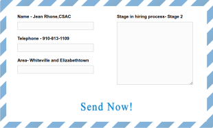 Therapist Hiring Stages Form Template