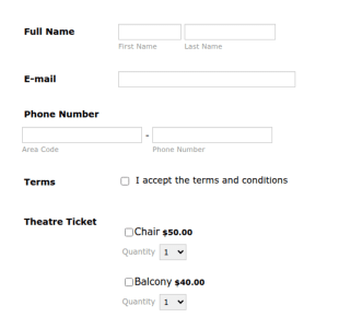 Ticket Purchase Form With Skrill