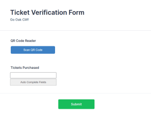 Ticket Verification Form Template