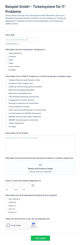 Ticketsystem Für IT Probleme
